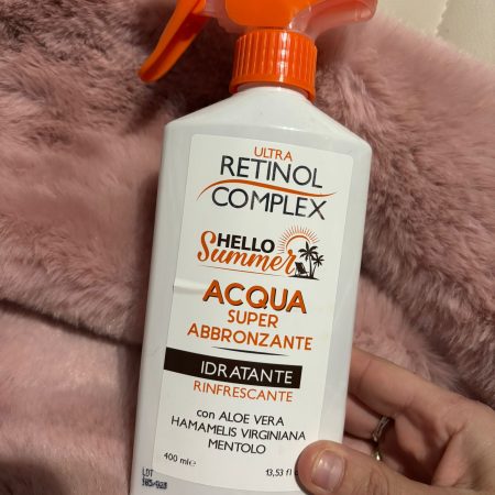 Agua super bronceadora Retinol Complex