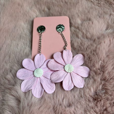 Pendientes Flor Rosa