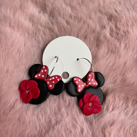 Pendientes Mousse Rojos