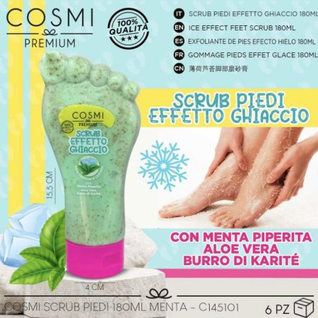 Exfoliante de pies Cosmi Menta